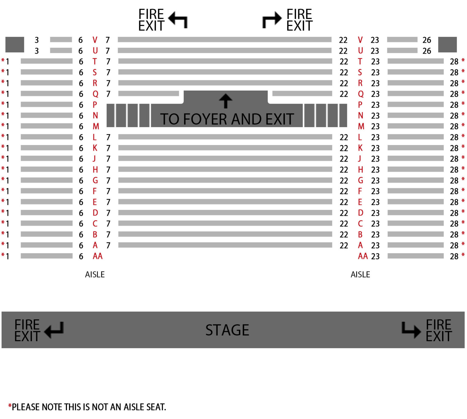 Seating Plan Plymouth Pavilions